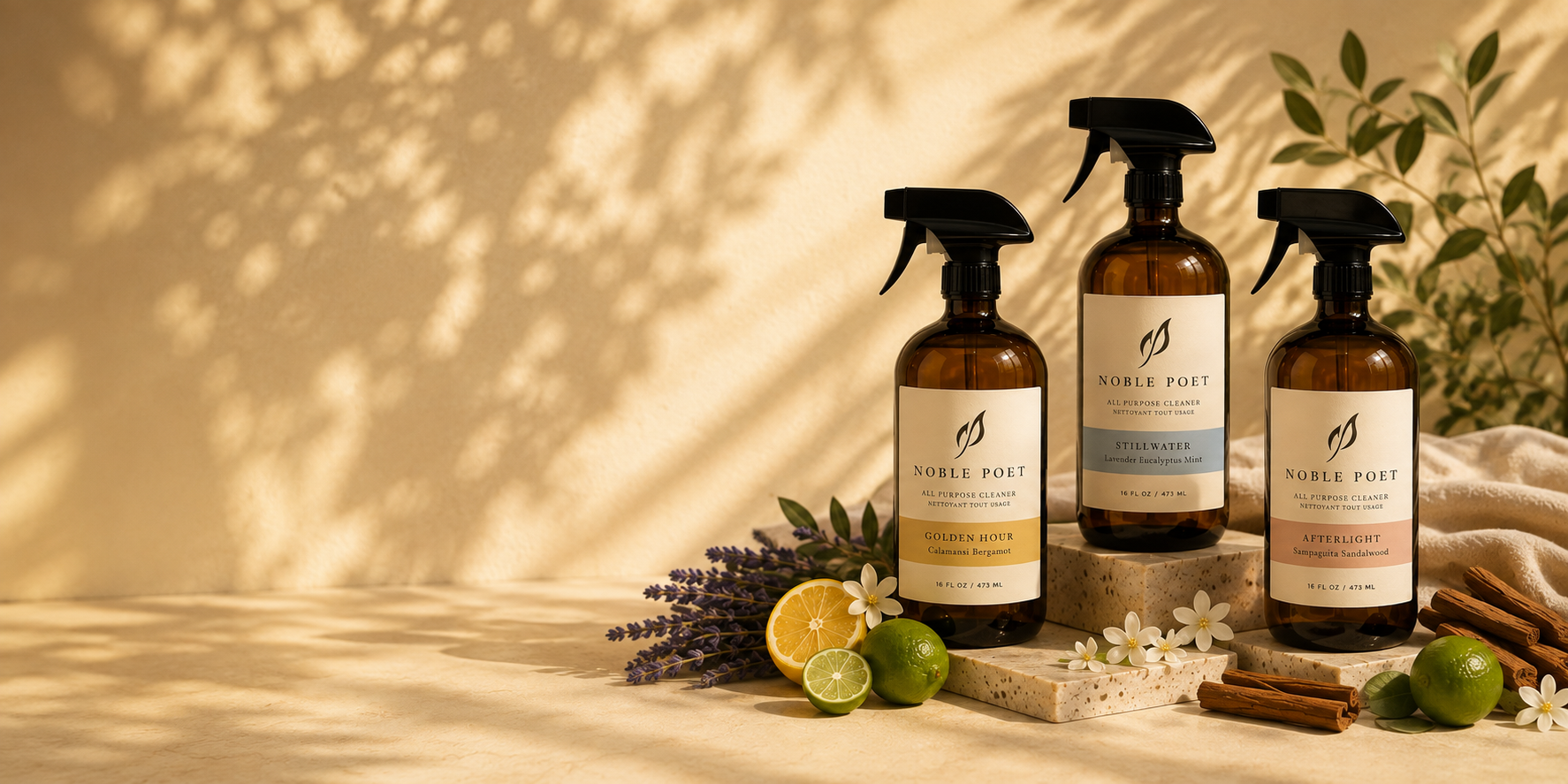 Noble Poet cleaning essentials